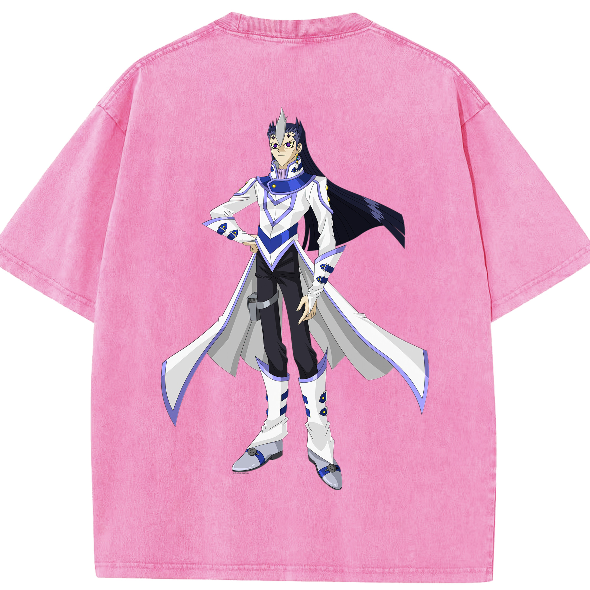 （画像用） 遊☆戯☆王 Yu-Gi-Oh! 綿100% ヴィンテージ風 半袖Tシャツ（背面プリント）